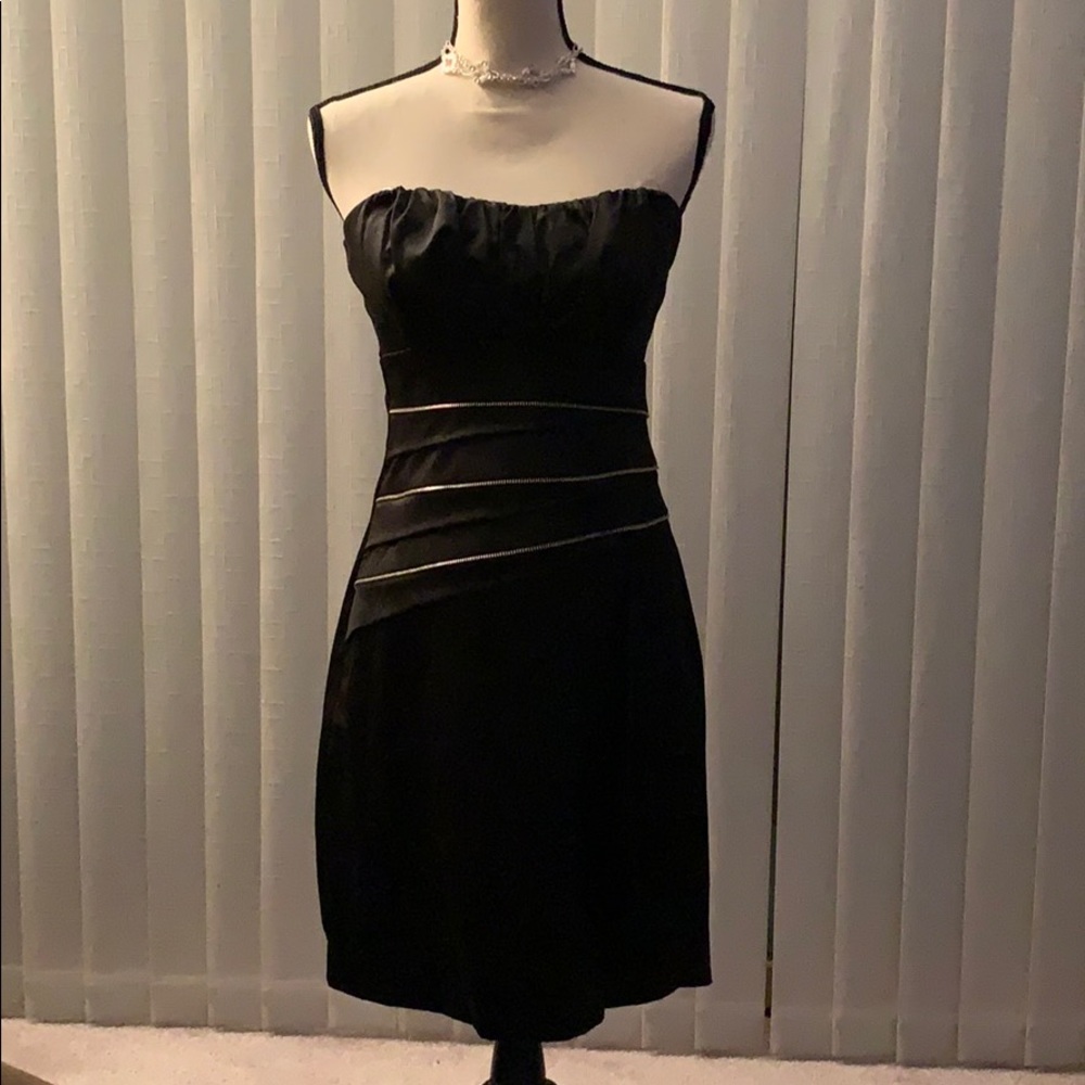Macy’s black party dress